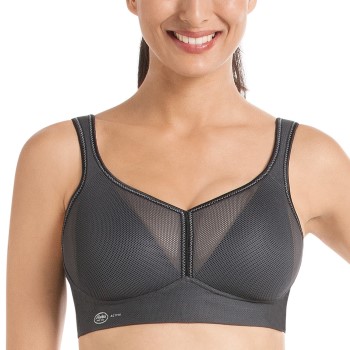 Anita BH Active Air Control DeltaPad Sports Bra Mörkgrå F 75 Dam Anita BH Active Air Control DeltaPad Sports Bra Mörkgrå F 75 Dam