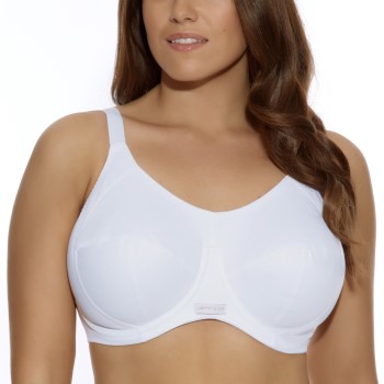 Elomi BH Energise Sports Bra Vit nylon D 100 Dam Elomi BH Energise Sports Bra Vit nylon D 100 Dam