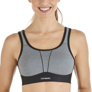 Swemark Movement Sport Bra BH Grå B 100 Dam Swemark Movement Sport Bra BH Grå B 100 Dam