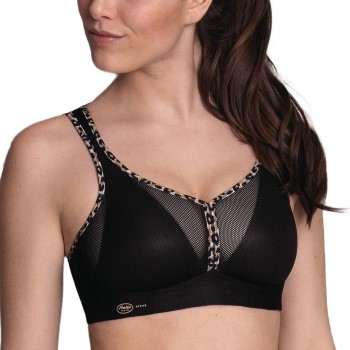 Anita BH Active Air Control DeltaPad Sports Bra Svart mönstrad B 70 Dam Anita BH Active Air Control DeltaPad Sports Bra Svart mönstrad B 70 Dam