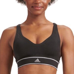 adidas BH 40GG Seamless Plunge Bra Svart Large Dam