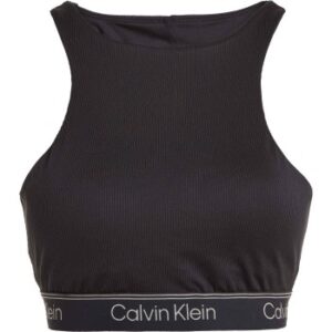 Calvin Klein BH Sport Cutout Medium Impact Sports Bra Svart polyester Medium Dam