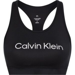 Calvin Klein BH Sport Essentials Medium Support Bra Svart polyester Large Dam