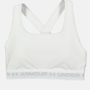 Ua Crossback Mid Bra, White, Xl, Sport-Bh