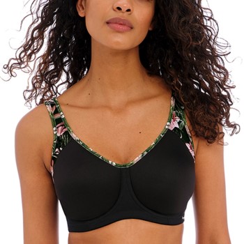 Freya BH Active Sonic Moulded Sports Bra Svart mönstrad D 85 Dam Freya BH Active Sonic Moulded Sports Bra Svart mönstrad D 85 Dam