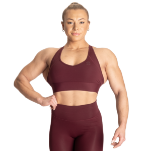Core Sports Bra, Maroon