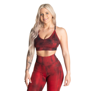 High Line Short Top, Chili Red Grunge